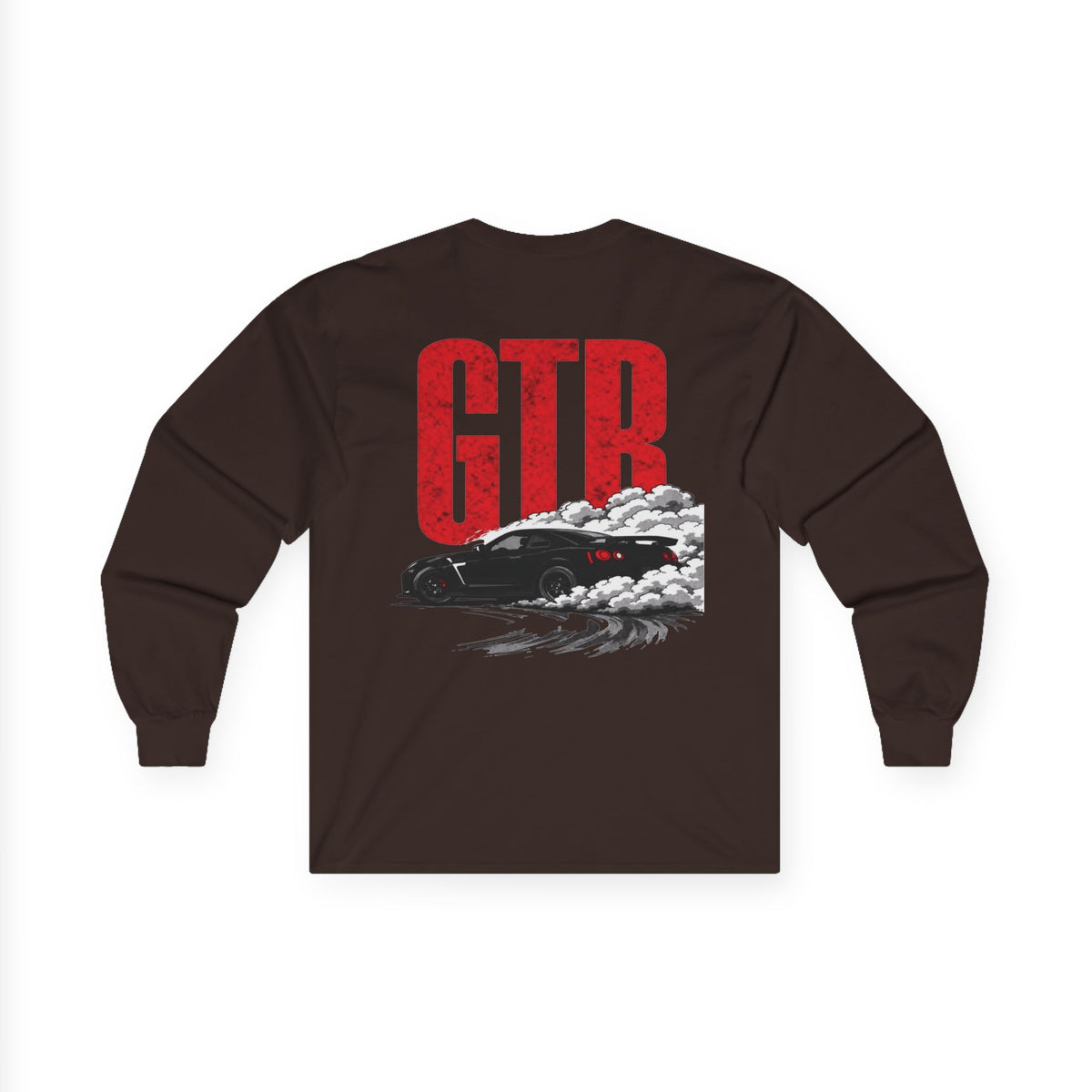 GTR R35 Long Sleeve Tee — Racing Skyline Drifting Graphic