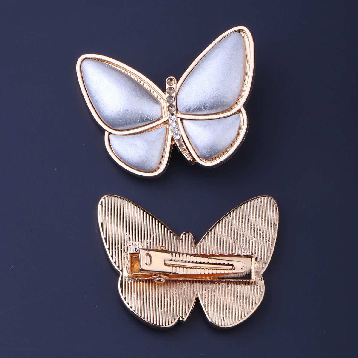 Song brocade base DIY handmade fabric with lid, base support cloth, butterfly cat brooch, hair claw, new hair clip, updo, hair accessory