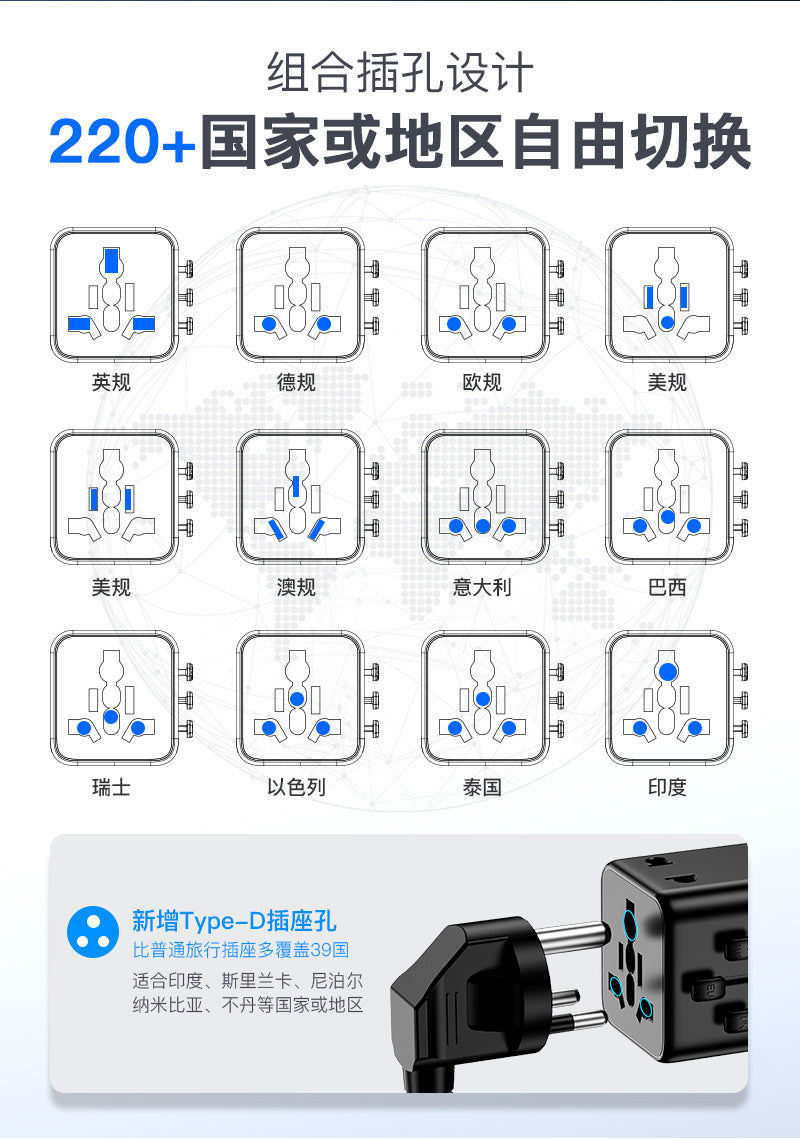 New super mini travel adapter