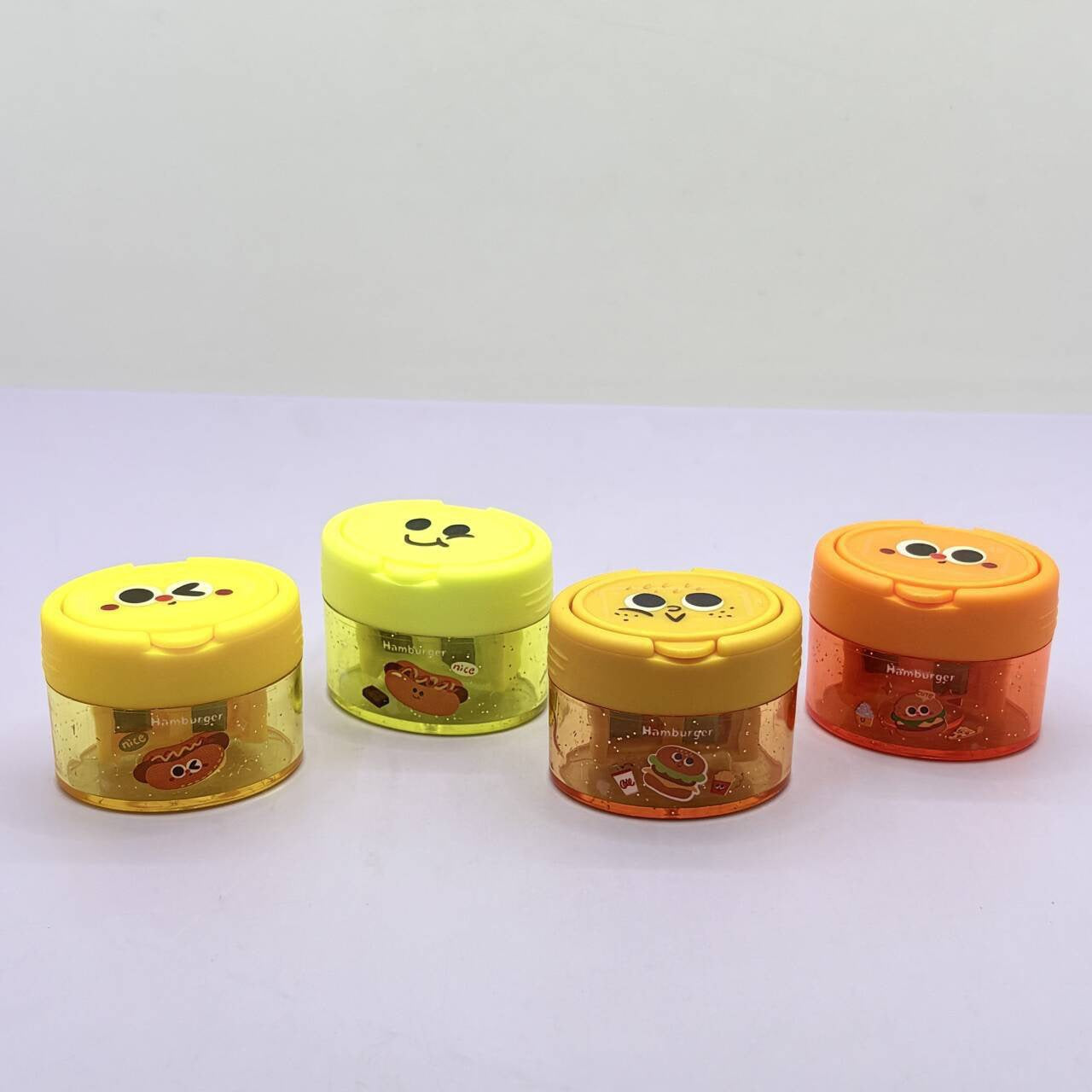 新款9320卡通翻盖双孔卷笔刀小巧笔刨学生可爱削笔器小奖品