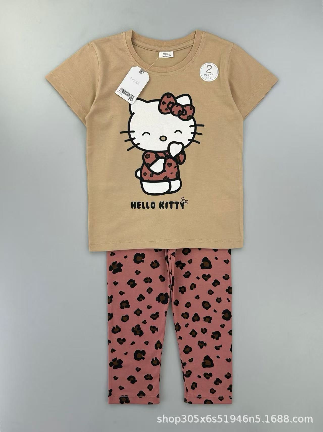 Trendy Euro-American style striped T-shirt and shorts set for boys—stylish, casual, and perfect for summer
