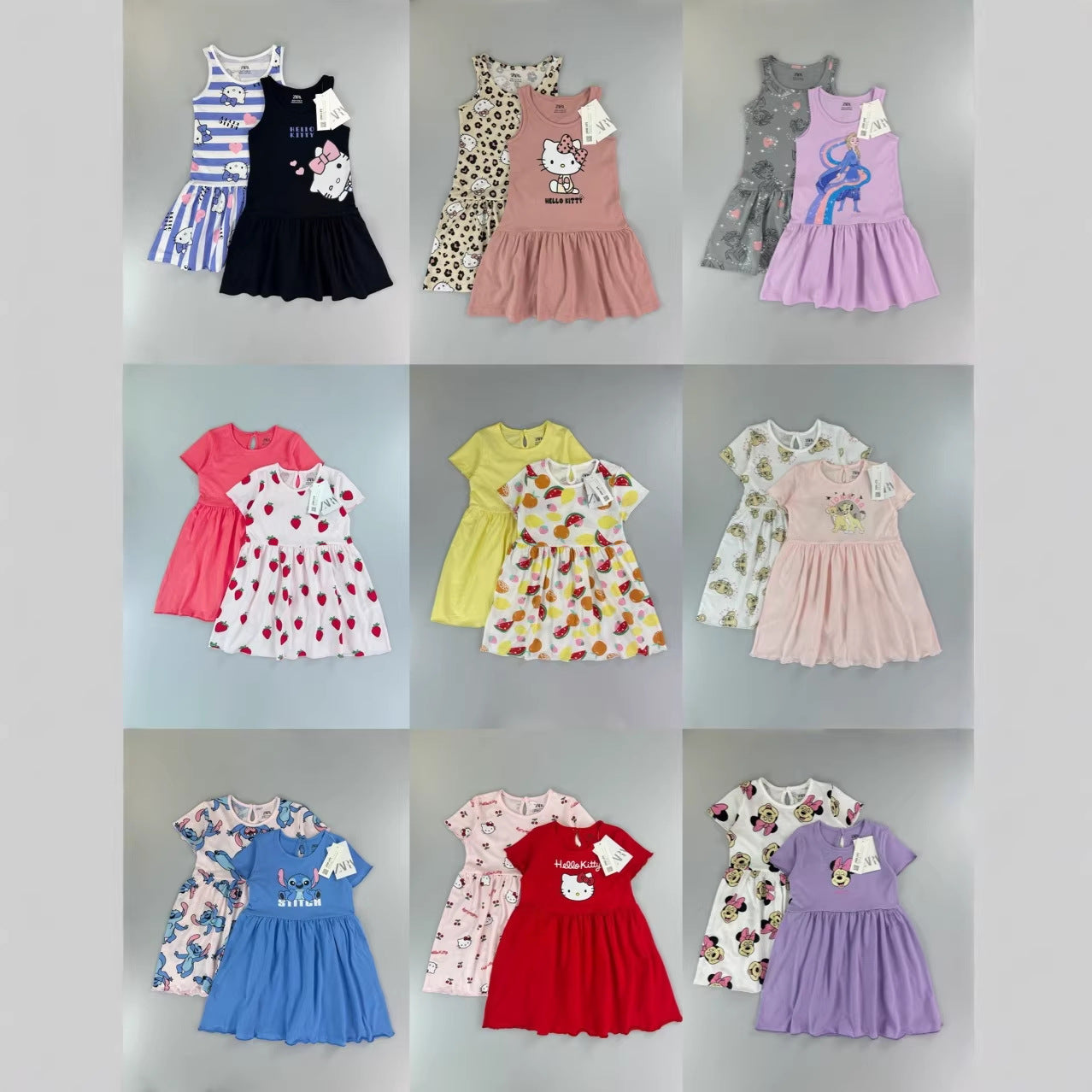 lovely girls dress 2 pcs set