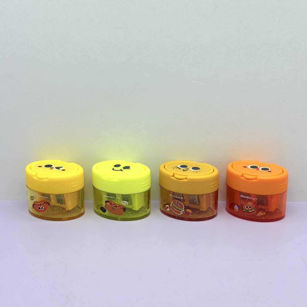 新款9320卡通翻盖双孔卷笔刀小巧笔刨学生可爱削笔器小奖品