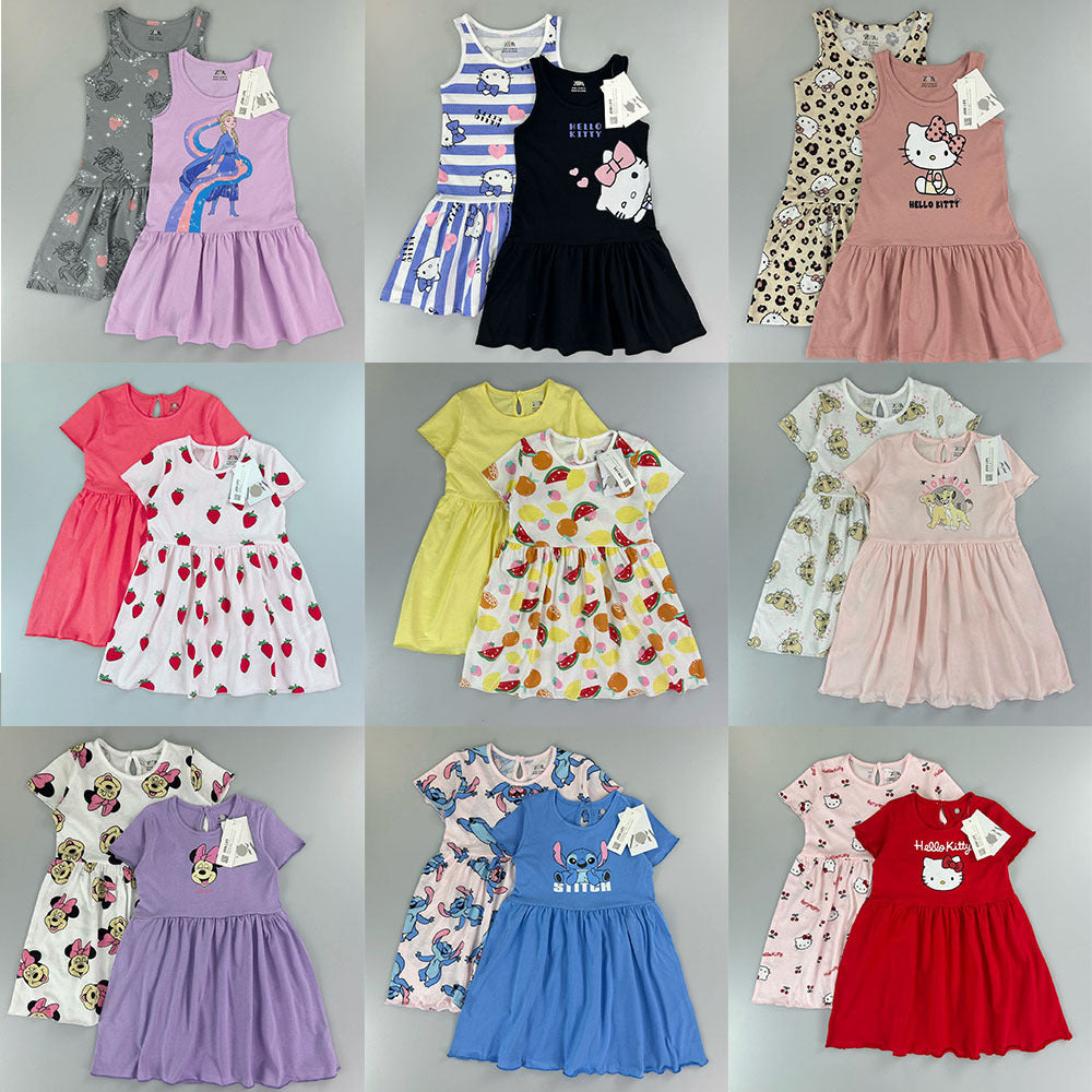 lovely girls dress 2 pcs set