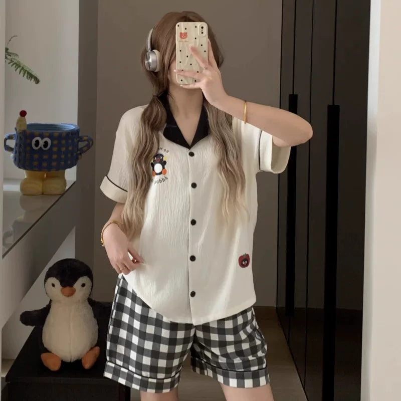 Crayon Shin-chan Girls Pajama Set 2026 Summer