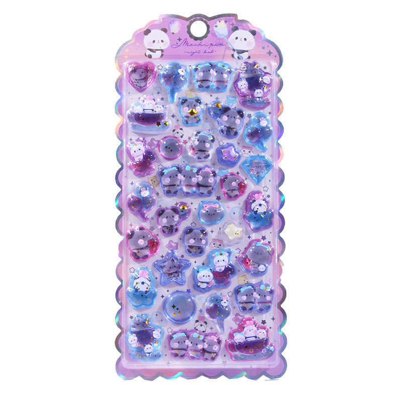 Japanese style 3D embossed stickers