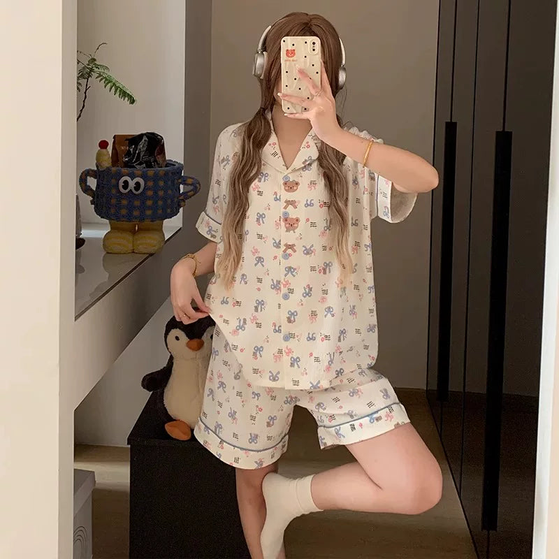 Crayon Shin-chan Girls Pajama Set 2026 Summer