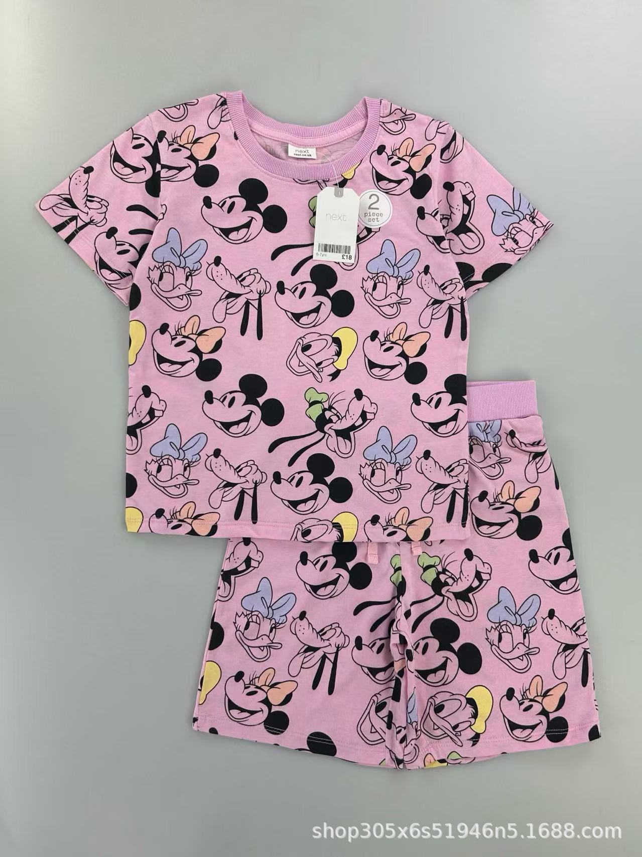 Trendy Euro-American style striped T-shirt and shorts set for boys—stylish, casual, and perfect for summer