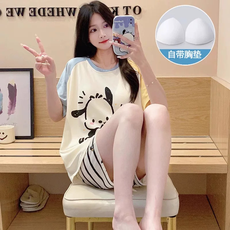 Crayon Shin-chan Girls Pajama Set 2026 Summer