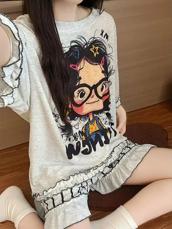 New Women's Short Sleeve Pajama