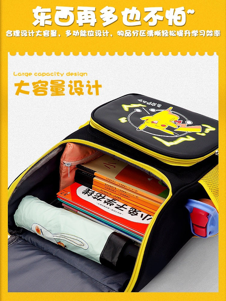太空书包男一二三到六年级男孩女童四五轻便减负小孩双肩包护脊