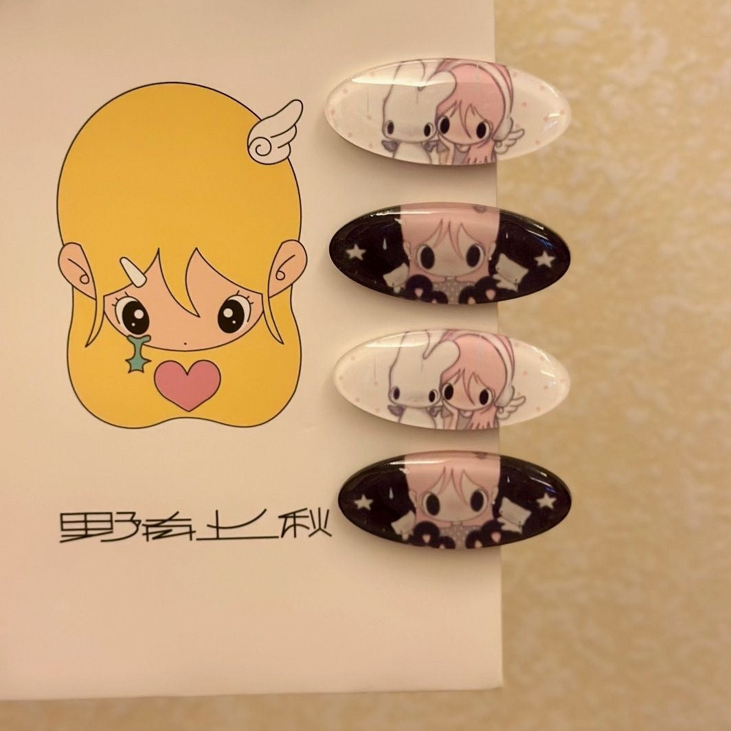 New wild style has autumn cartoon girl bunny hair clips