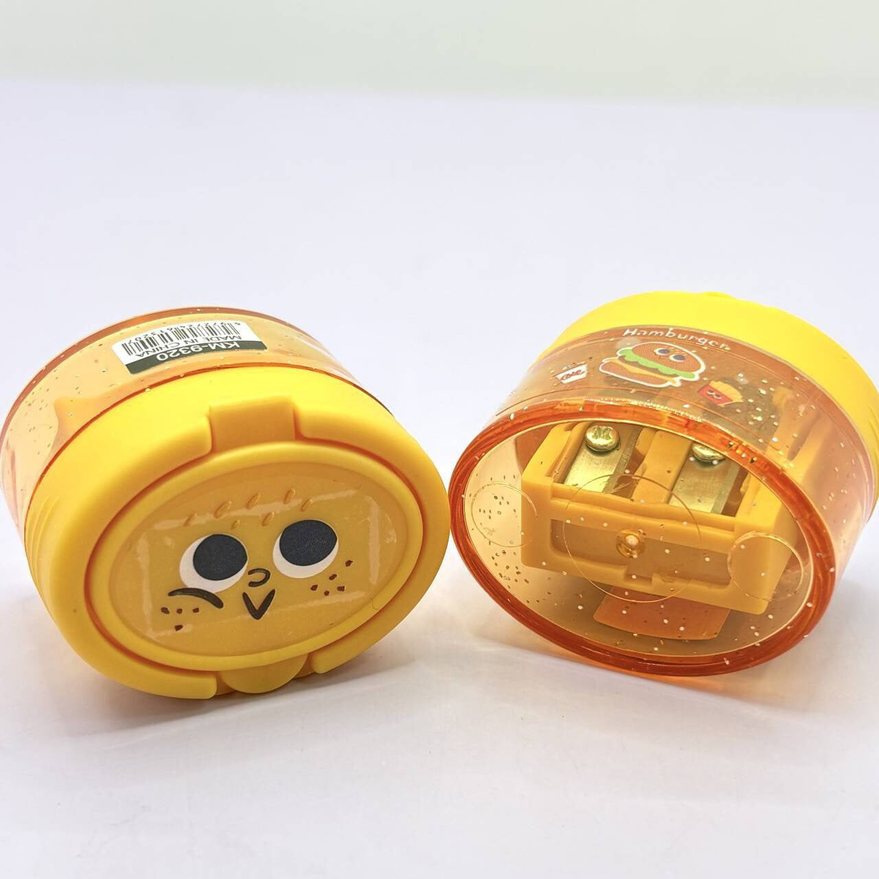 新款9320卡通翻盖双孔卷笔刀小巧笔刨学生可爱削笔器小奖品