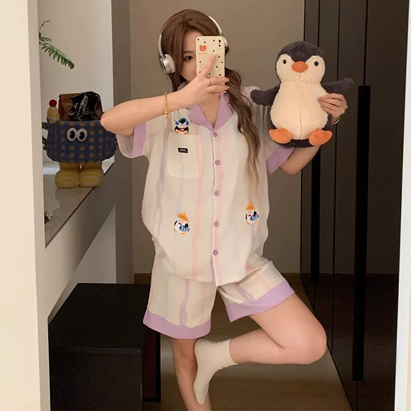 Crayon Shin-chan Girls Pajama Set 2026 Summer