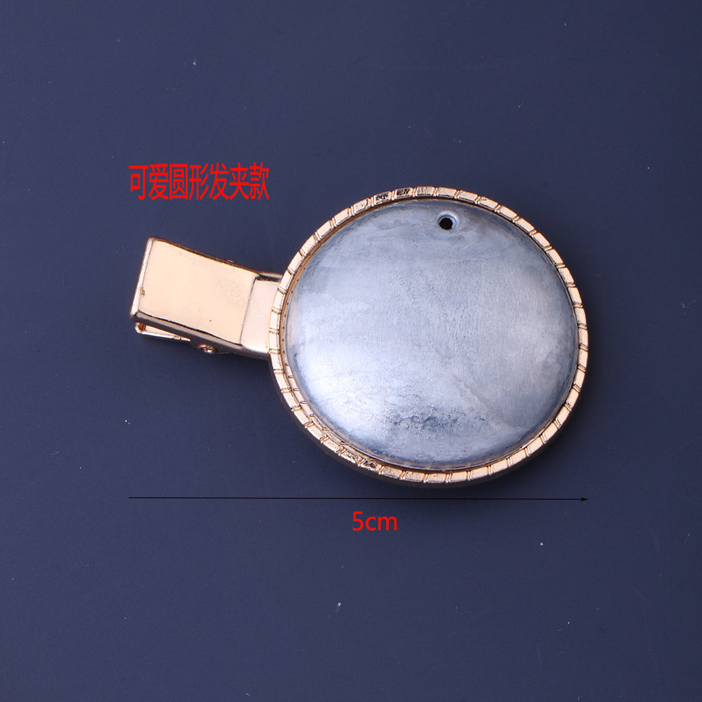 Song brocade base DIY handmade fabric with lid, base support cloth, butterfly cat brooch, hair claw, new hair clip, updo, hair accessory