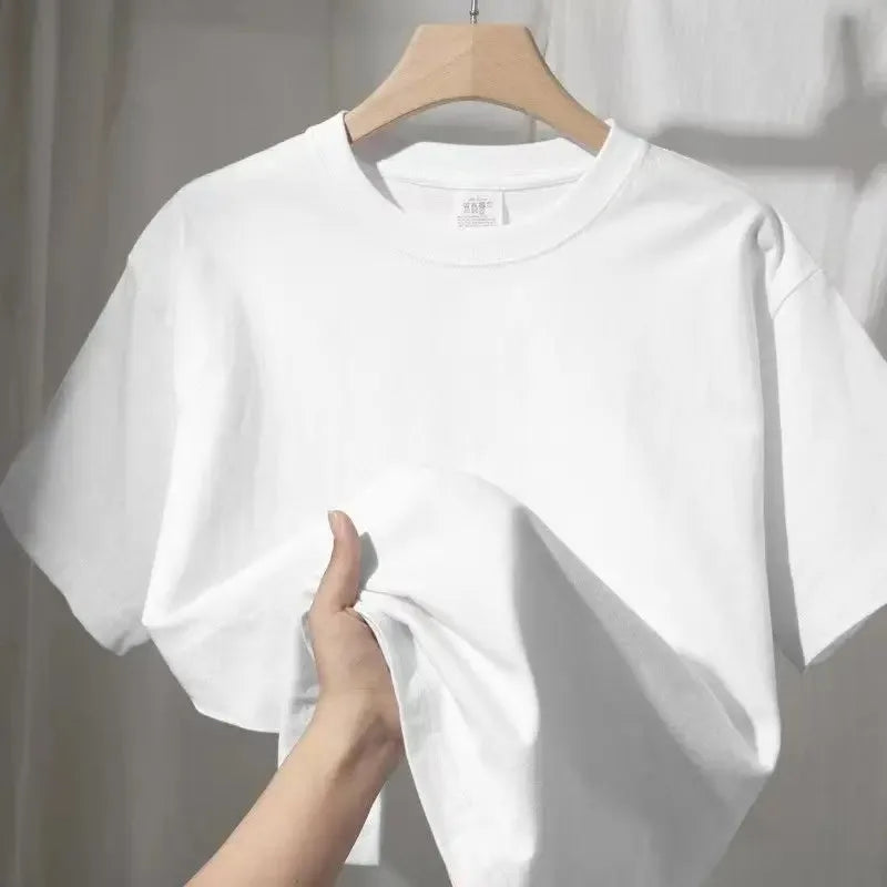 T Shirts Loose and Comfortable Heavy Cotton Tee Women's Fashion Casual Top