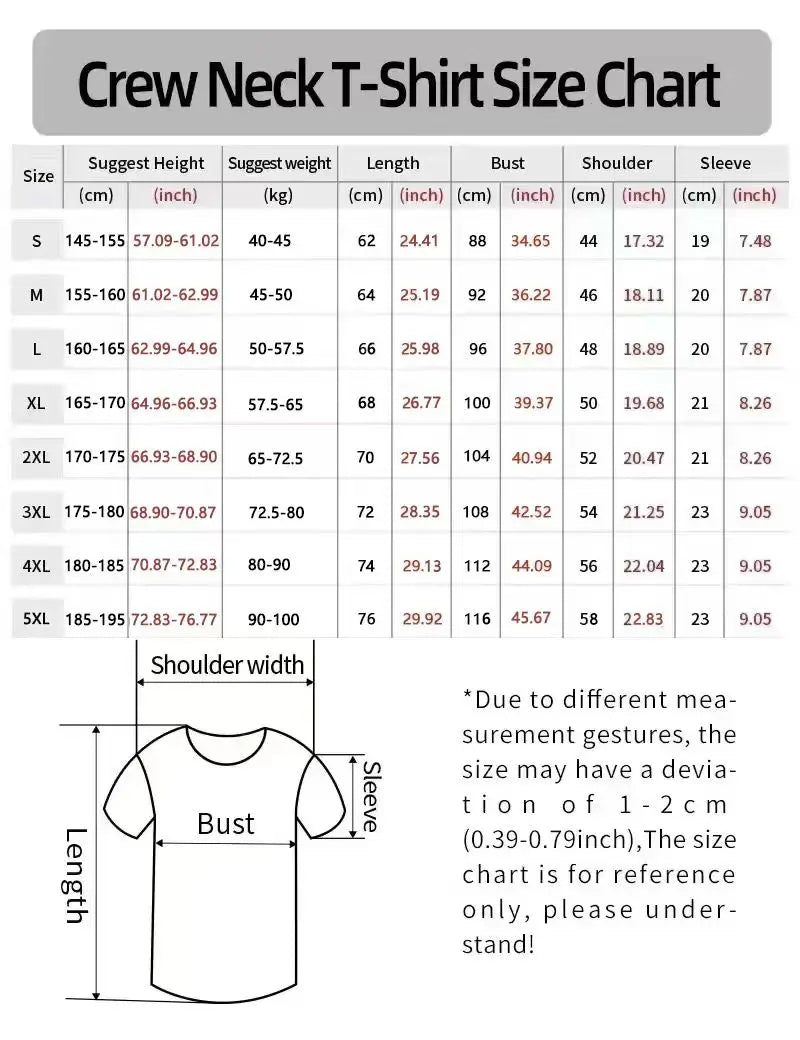 Short Sleeve Love Print T-Shirt for Men and Women