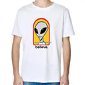 Alien Workshop 'Believe Speed Way' Graphic T-Shirt Cotton Short Sleeve Summer Mens Casual Fashion Top