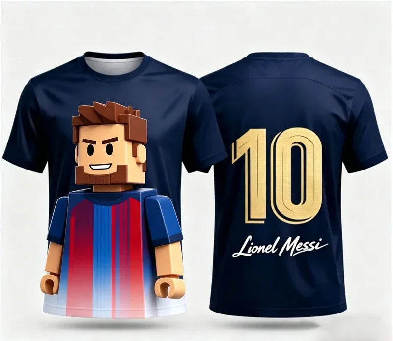 Roblox Children T-Shirt Custom Ronaldo Name Number 3D Print
