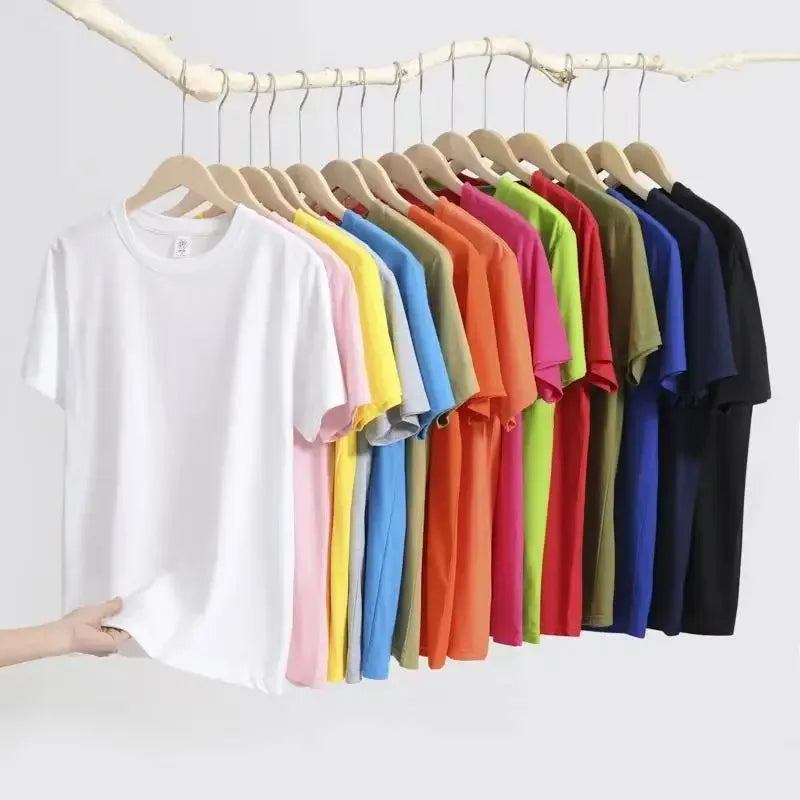 T Shirts Loose and Comfortable Heavy Cotton Tee Women's Fashion Casual Top