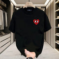 Short Sleeve Love Print T-Shirt for Men and Women