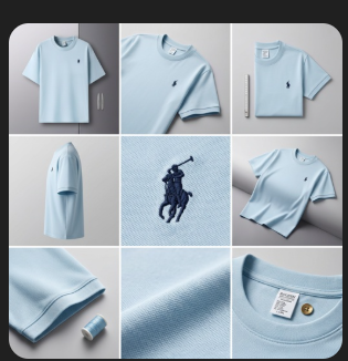 2025Cotton short-sleeved crew-neck men's T-shirt, a hot-selling luxury brand summer exquisite pony 2D printed breathable top