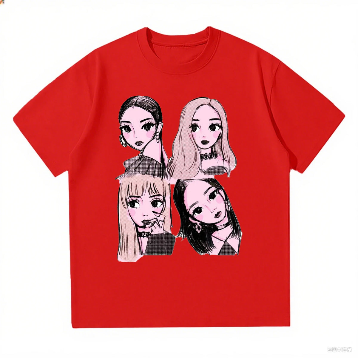 T Shirts Loose and Comfortable Heavy Cotton Tee Women's Fashion Casual Top