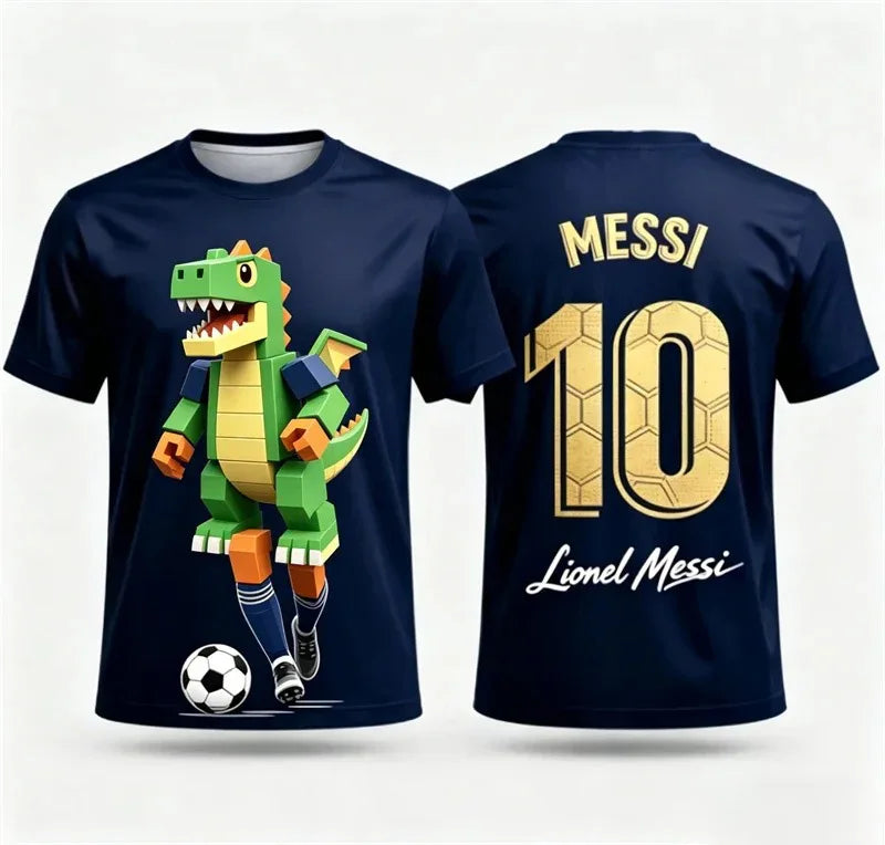 Roblox Children T-Shirt Custom Ronaldo Name Number 3D Print