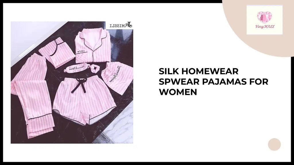 Silk Homewear Spwear Pajamas For Women by@Outfy
