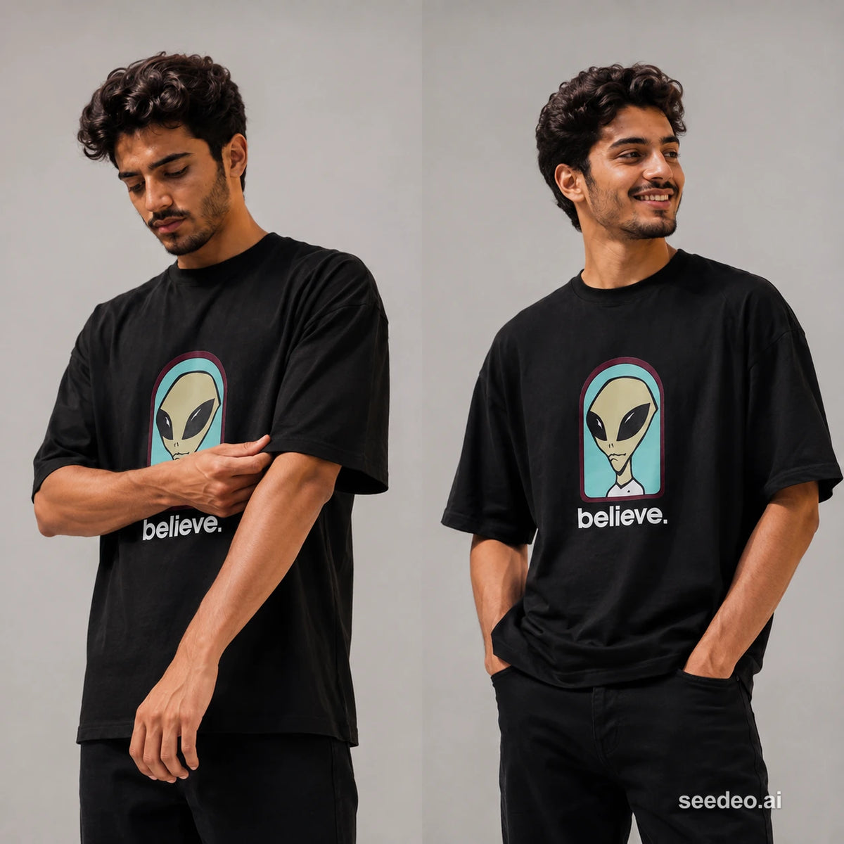 Alien Workshop 'Believe Speed Way' Graphic T-Shirt Cotton Short Sleeve Summer Mens Casual Fashion Top